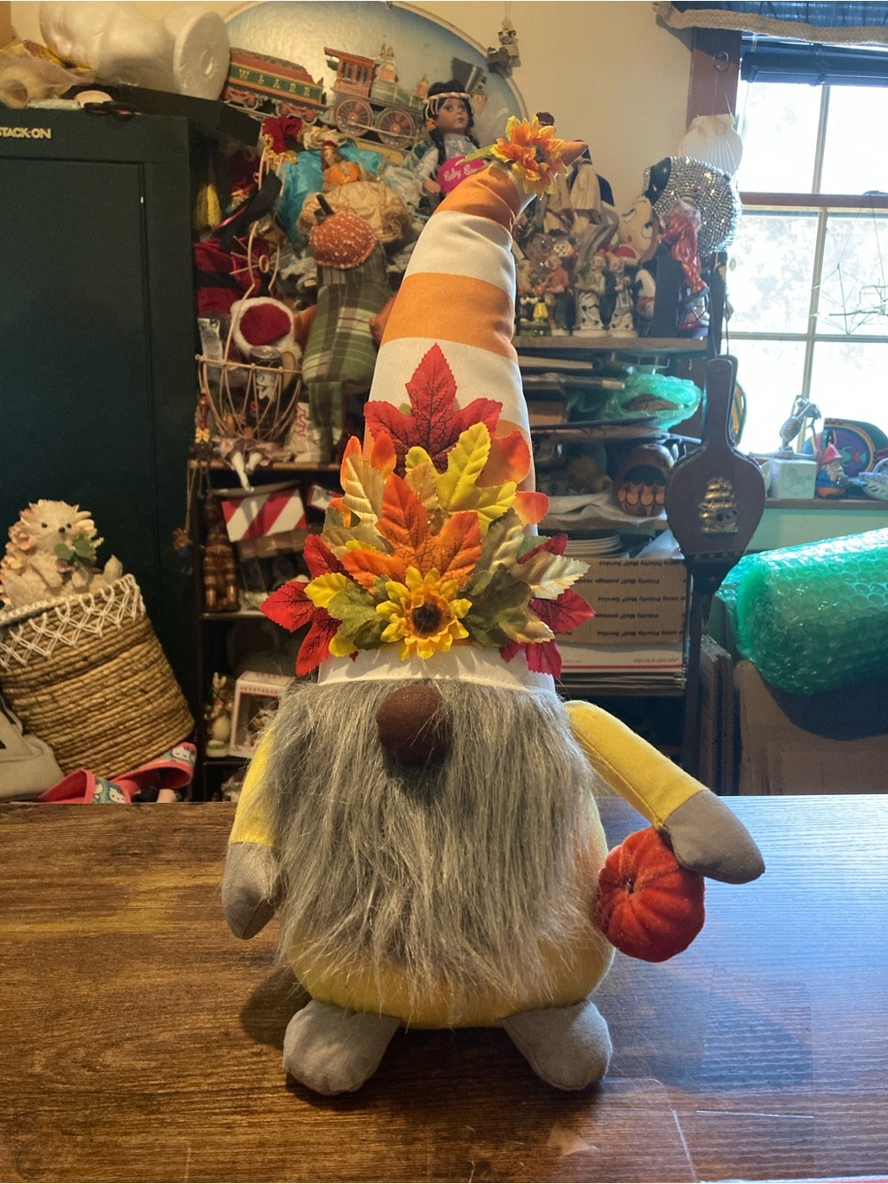 Huntington Home fall summer plush gnome